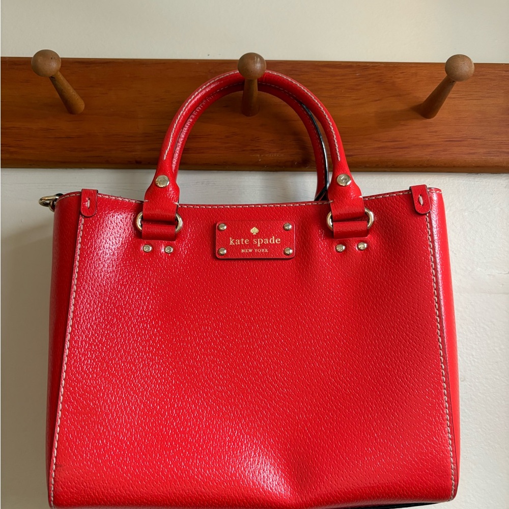 Kate Spade Vibrant Red Satchel